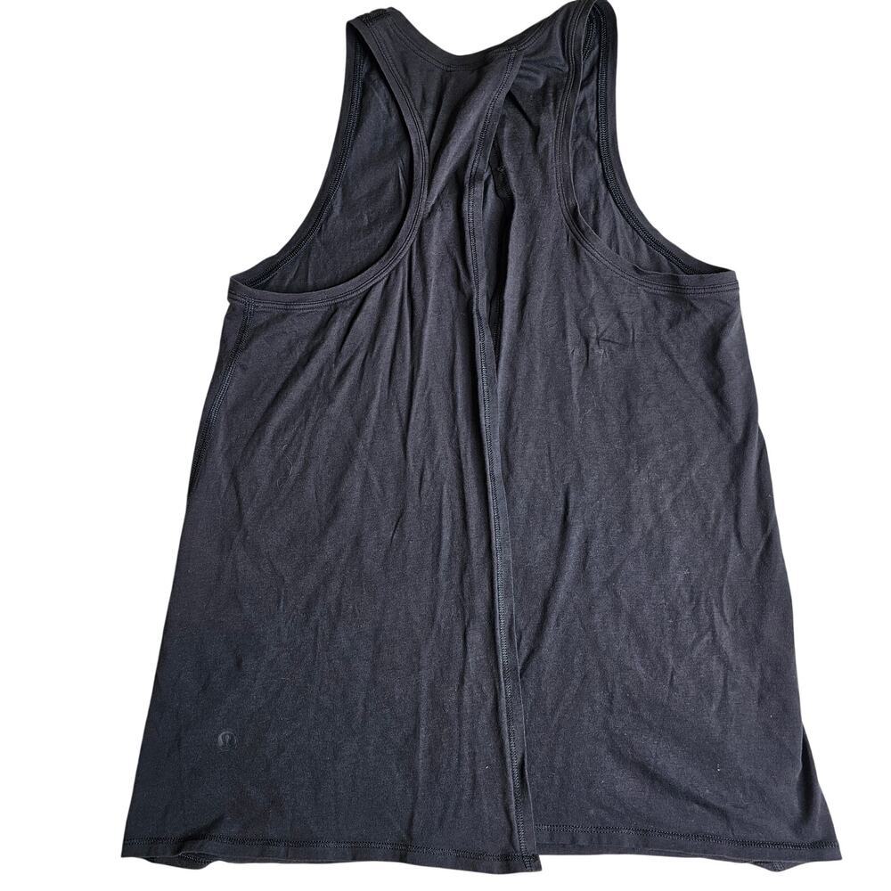 Lululemon All Tied Up Tank (Prima Cotton) Black - Picture 3 of 6
